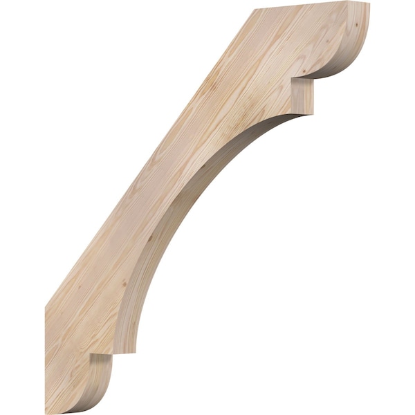 Ekena Millwork 3 1/2"W x 42"D x 42"H Olympic Smooth Knee Brace, Douglas Fir BRC04X42X42OLY00SDF - main
